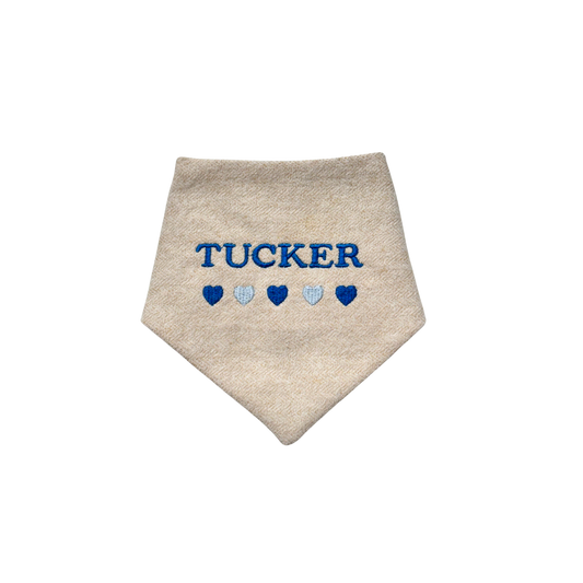 Personalized Blue Hearts