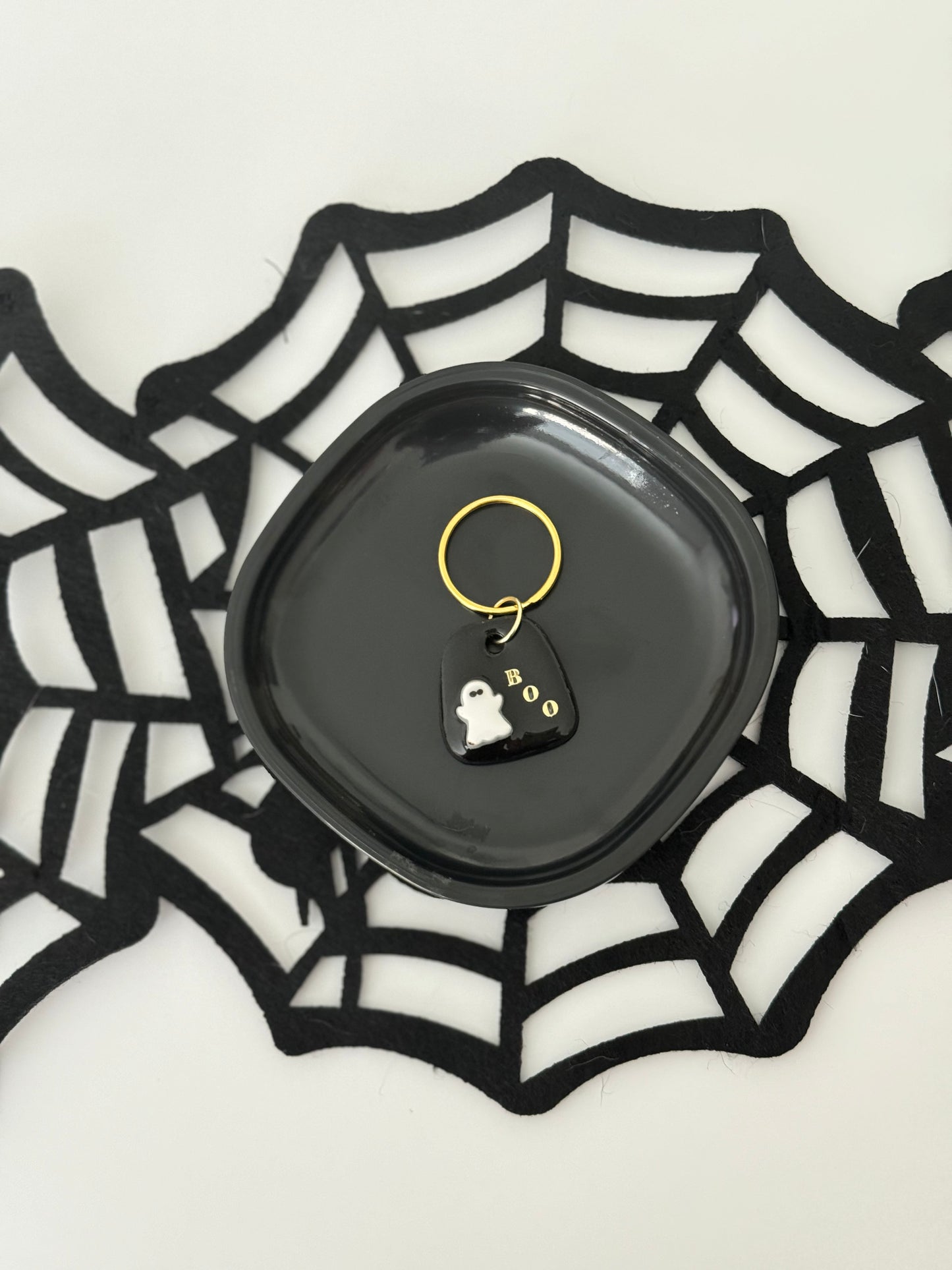 Small Boo Pet ID Tag