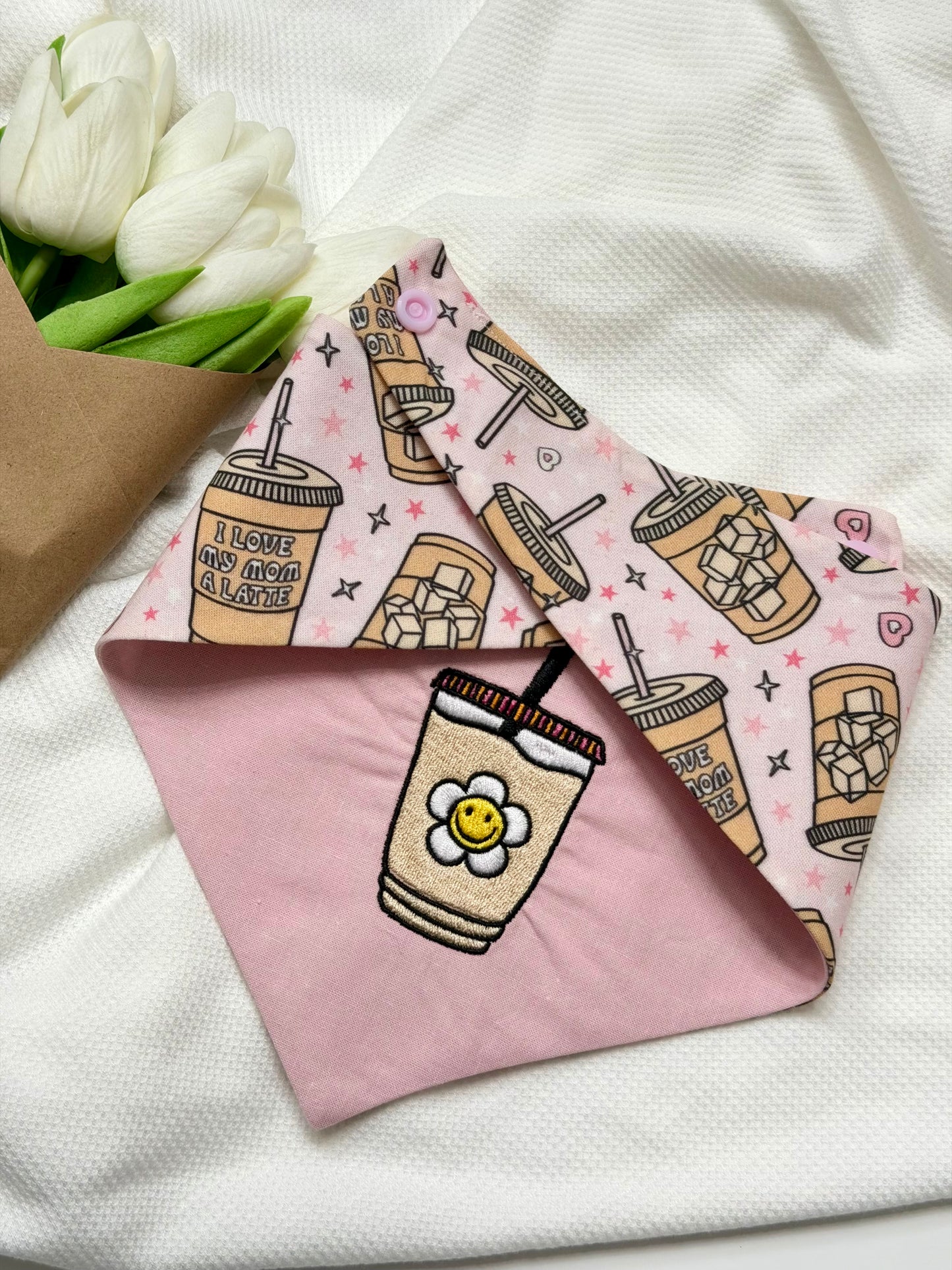 Coffee, Flowers and Mom- Pink